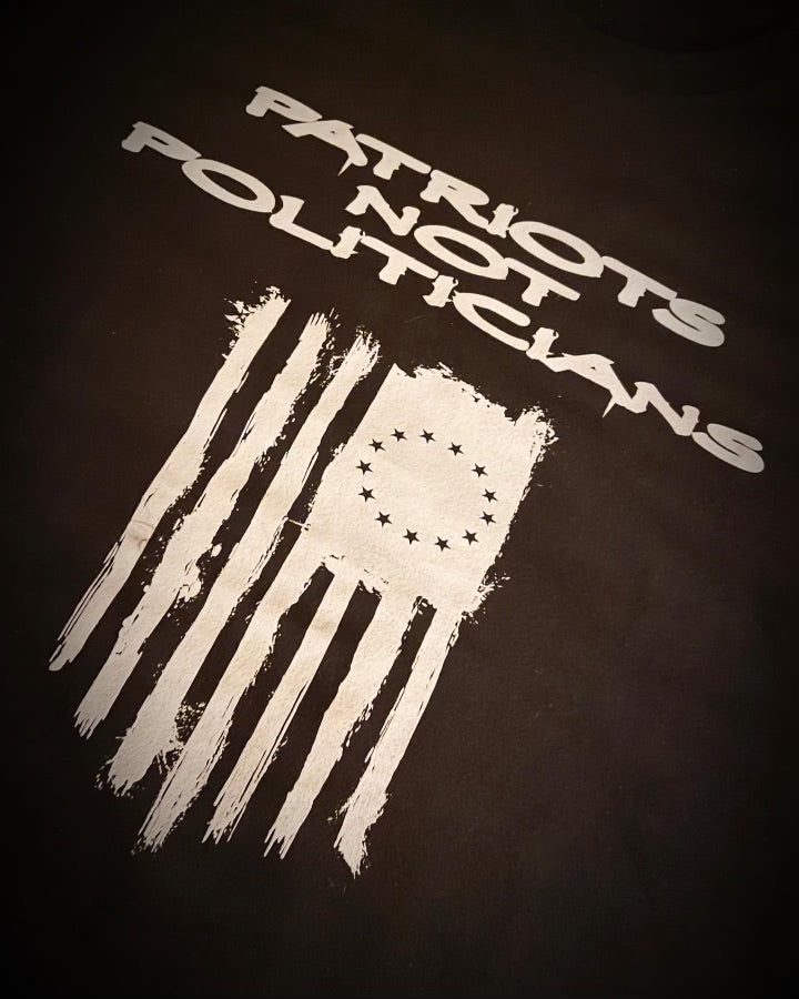 Patriots not Politicians t shirt athletic fit