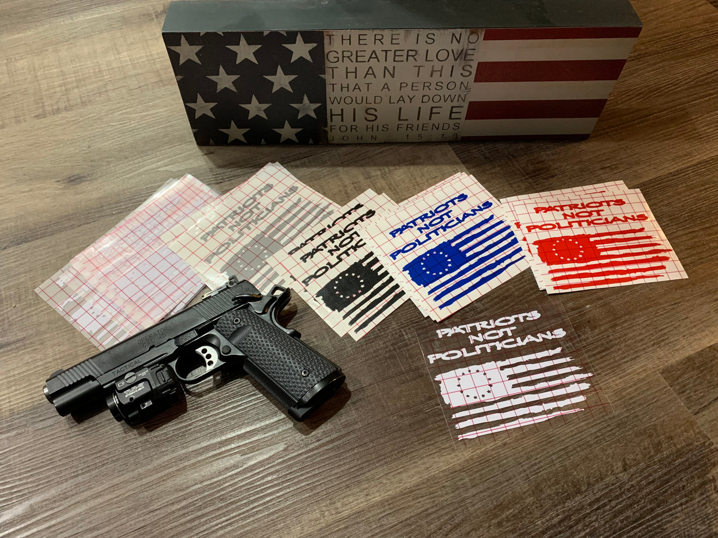 Patriots Stickers- Ammo for your mouth!