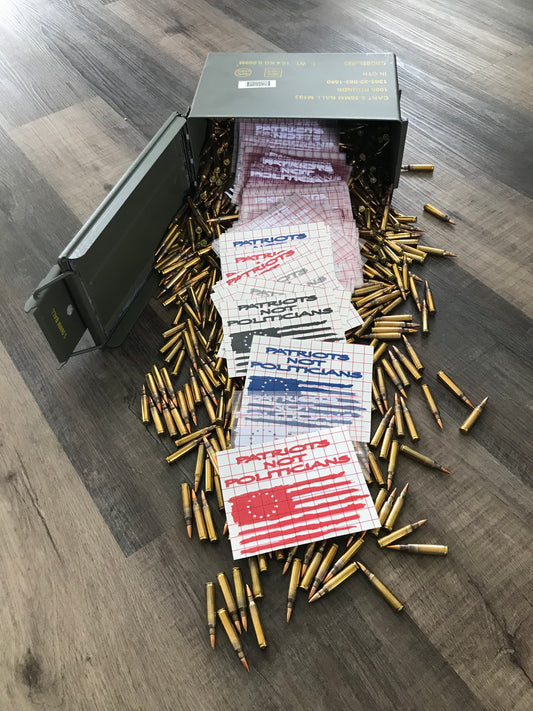 Patriots Stickers- Ammo for your mouth!